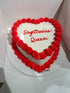 Vintage Cake Corazón
